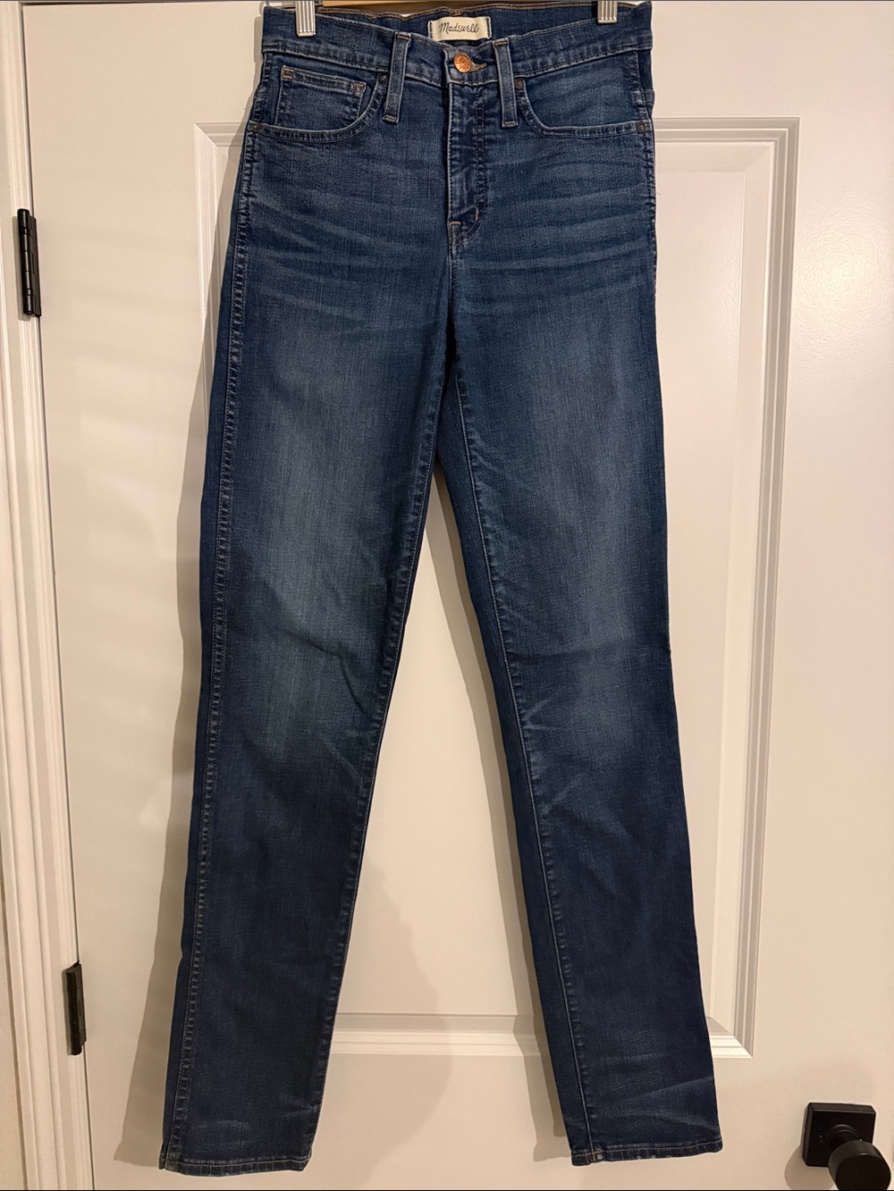 Madewell 10” High Rise Slim Straight Jeans 26 Tall 26T